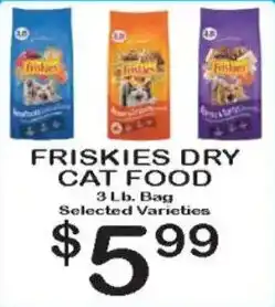 Foodland Friskies dry cat food offer