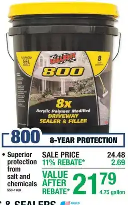 Menards Sealbest 800 driveway sealer & filler offer