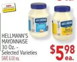 Ingles Markets Hellmann's mayonnaise offer