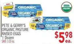 Ingles Markets Pete & Gerry's organic pasture raised eggs offer