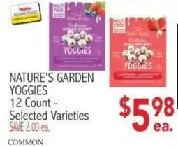 Ingles Markets Nature's Garden Yoggies offer
