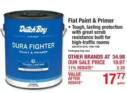 Menards Dutch Boy Dura Fighter Paint & Primer offer