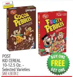 Ingles Markets Post kid cereal offer