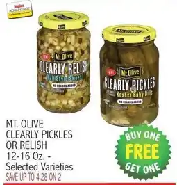 Ingles Markets Mt. Olive clearly pickles or relish offer