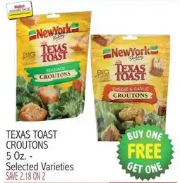 Ingles Markets New York Bakery Texas Toast Croutons offer