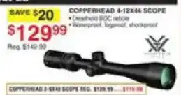 Dunham's Sports Copperhead 4-12x44 Scope offer
