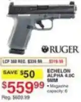 Dunham's Sports Ruger Echelon Alpha 4.0c 9mm offer
