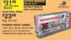 Dunham's Sports Winchester Power Point Ammo offer