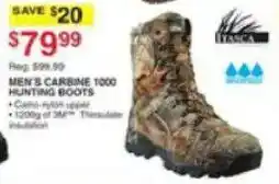 Dunham's Sports Trasca men's carbine 1000 hunting boots offer