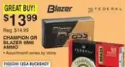 Dunham's Sports Blazer Champion Or Blazer 9mm Ammo offer