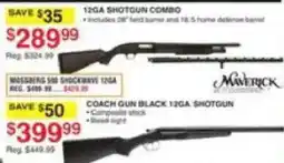 Dunham's Sports Maverick 12ga shotgun combo offer