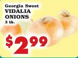 Foodland Georgia sweet vidalia onions offer