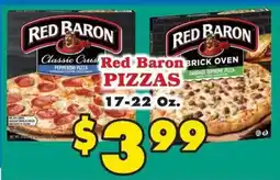 Foodland Red Baron pizzas offer