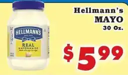 Foodland Hellmann's mayo offer
