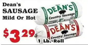 Foodland Dean's Country Sausage offer