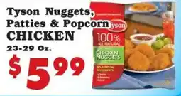 Foodland Tyson chicken nuggets offer