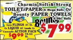Foodland Charmin soft & strong toilet paper offer