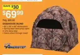 Dunham's Sports Ameristep doghouse blind offer
