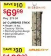 Dunham's Sports Big Game 20' Climbing Stick offer