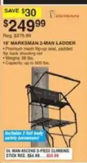 Dunham's Sports Olympia marksman 2-man ladder offer