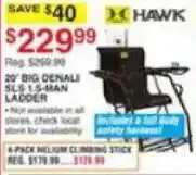 Dunham's Sports Hawk 26" Big Denali 3-Ladder offer