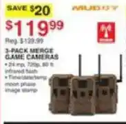 Dunham's Sports Muddy 3-Pack Merge Game Cameras offer