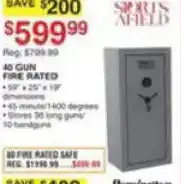 Dunham's Sports Sports Afield 40 Gun Fire Rated Safe offer