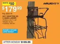 Dunham's Sports Muddy 18' Droptine Hd 1.5-Man Ladder offer