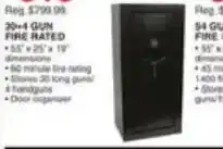 Dunham's Sports 30+4 gun fire rated safe offer