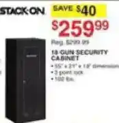 Dunham's Sports Stack-On 18-gun security cabinet offer