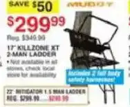 Dunham's Sports Muddy 17' Killzone Xt 2-Man Ladder offer