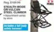 Dunham's Sports Prime stealth mode or vulcan steel climber offer