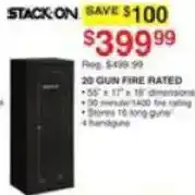 Dunham's Sports Stack-On 20 Gun Fire Rated offer