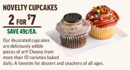 Central Market Novelty Cupcakes offer