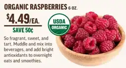 Central Market Organic Raspberries offer