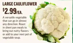 Central Market Large cauliflower offer