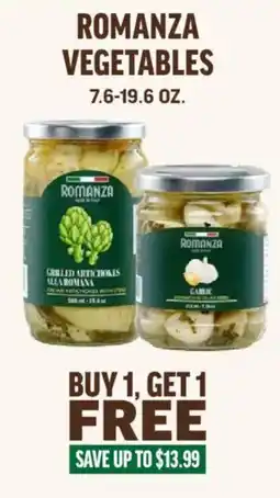 Central Market Romanza vegetables offer