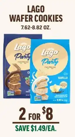 Central Market Lago wafer cookies offer