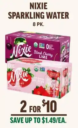 Central Market Nixie sparkling water offer