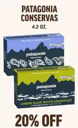 Central Market Patagonia conservas offer