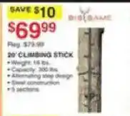 Dunham's Sports 20' Climbing Stick offer
