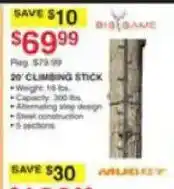 Dunham's Sports Big Game 20' Climbing Stick offer