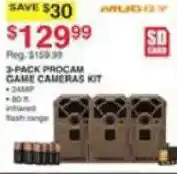 Dunham's Sports Muddy 3-pack procam game cameras kit offer
