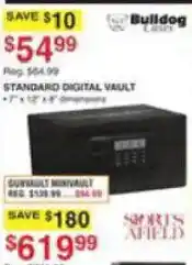 Dunham's Sports Bulldog standard digital vault offer