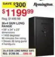 Dunham's Sports Remington 36+4 Gun Long Range Safe offer