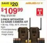Dunham's Sports 2-pack mitigator 3.0-game camera kit offer