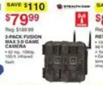 Dunham's Sports Streak Cam 2-Pack Fusion Max 3.0 Game Camera offer