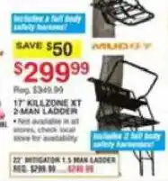 Dunham's Sports Mudot 17' Killzone Xt 2-Man Ladder offer