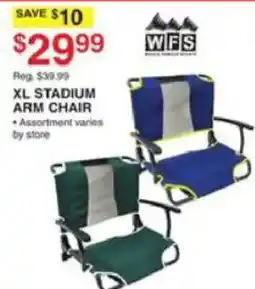 Dunham's Sports Wfs xl stadium arm chair offer
