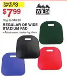 Dunham's Sports Wfs regular or wide stadium pad offer